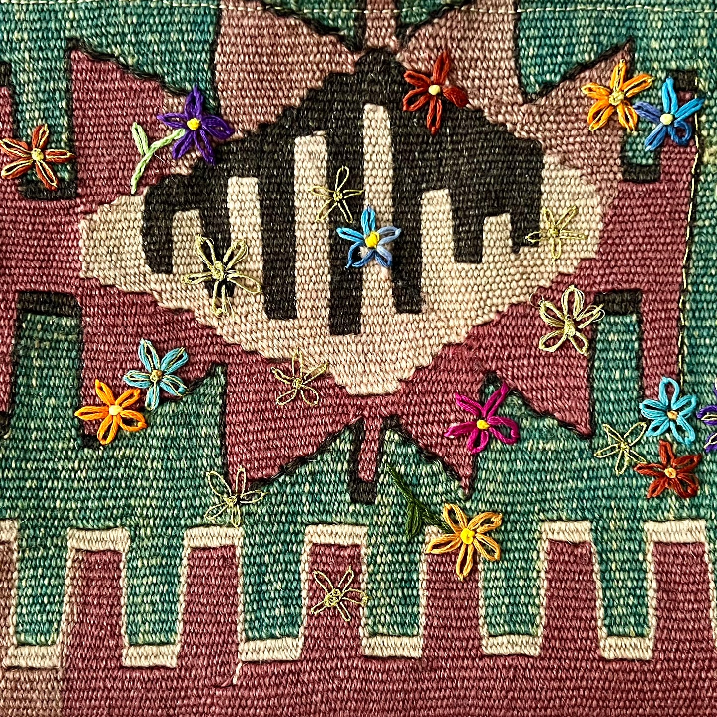 Golden Flower Clutch