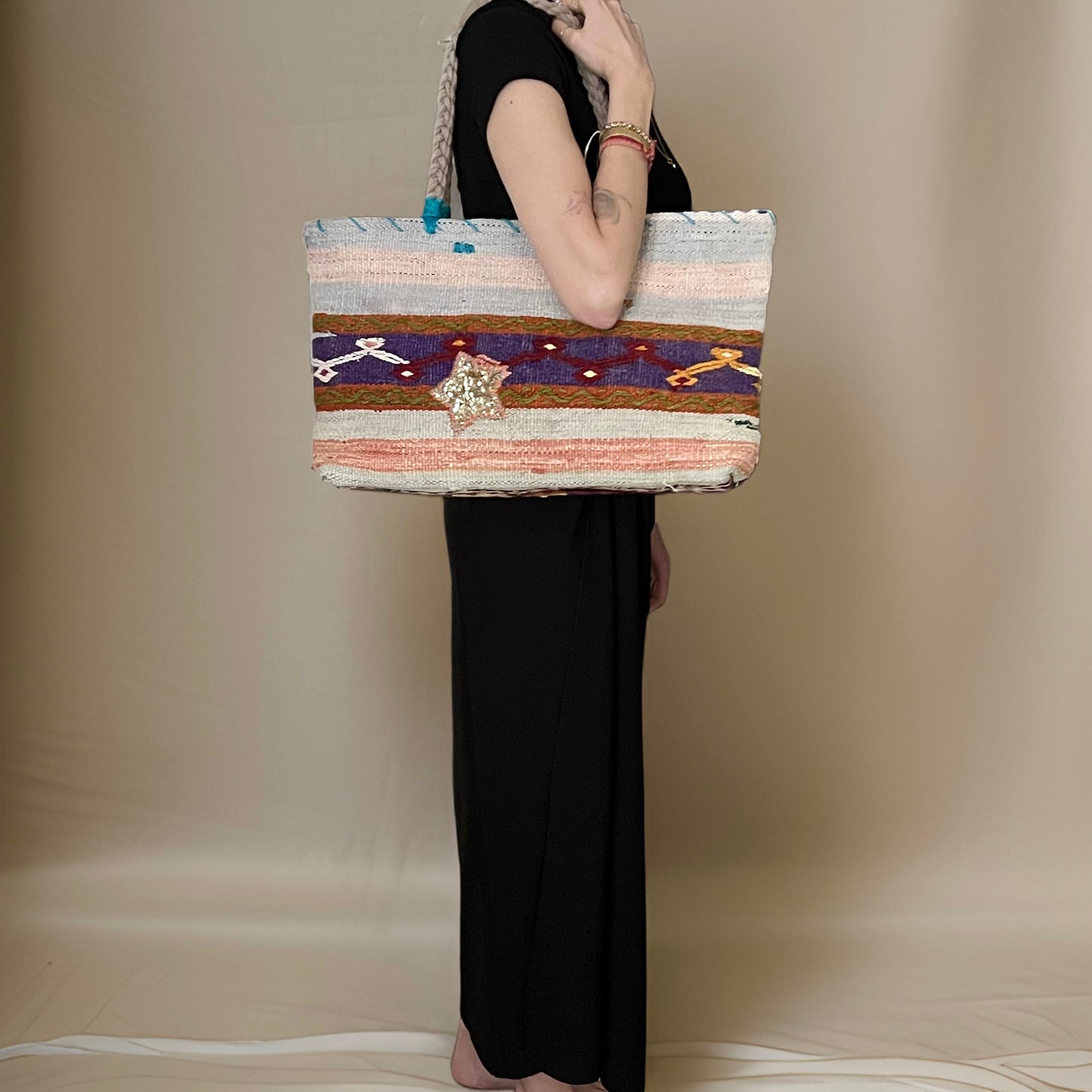 Bamboo Mini Beach Bag
