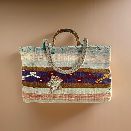 Bamboo Mini Beach Bag