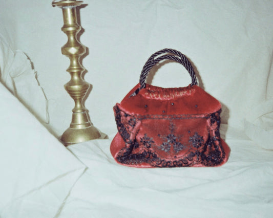 No5 Mini Black Lace Velvet