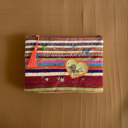 Golden Heart Clutch