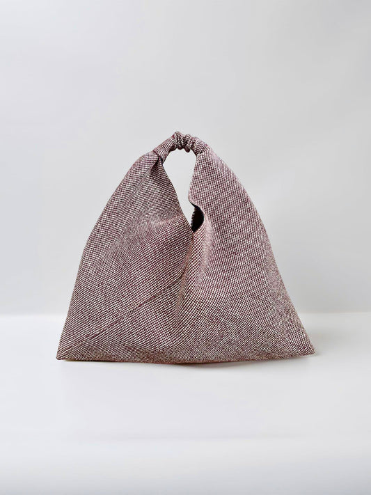 Burgundy Origami Bag - Small