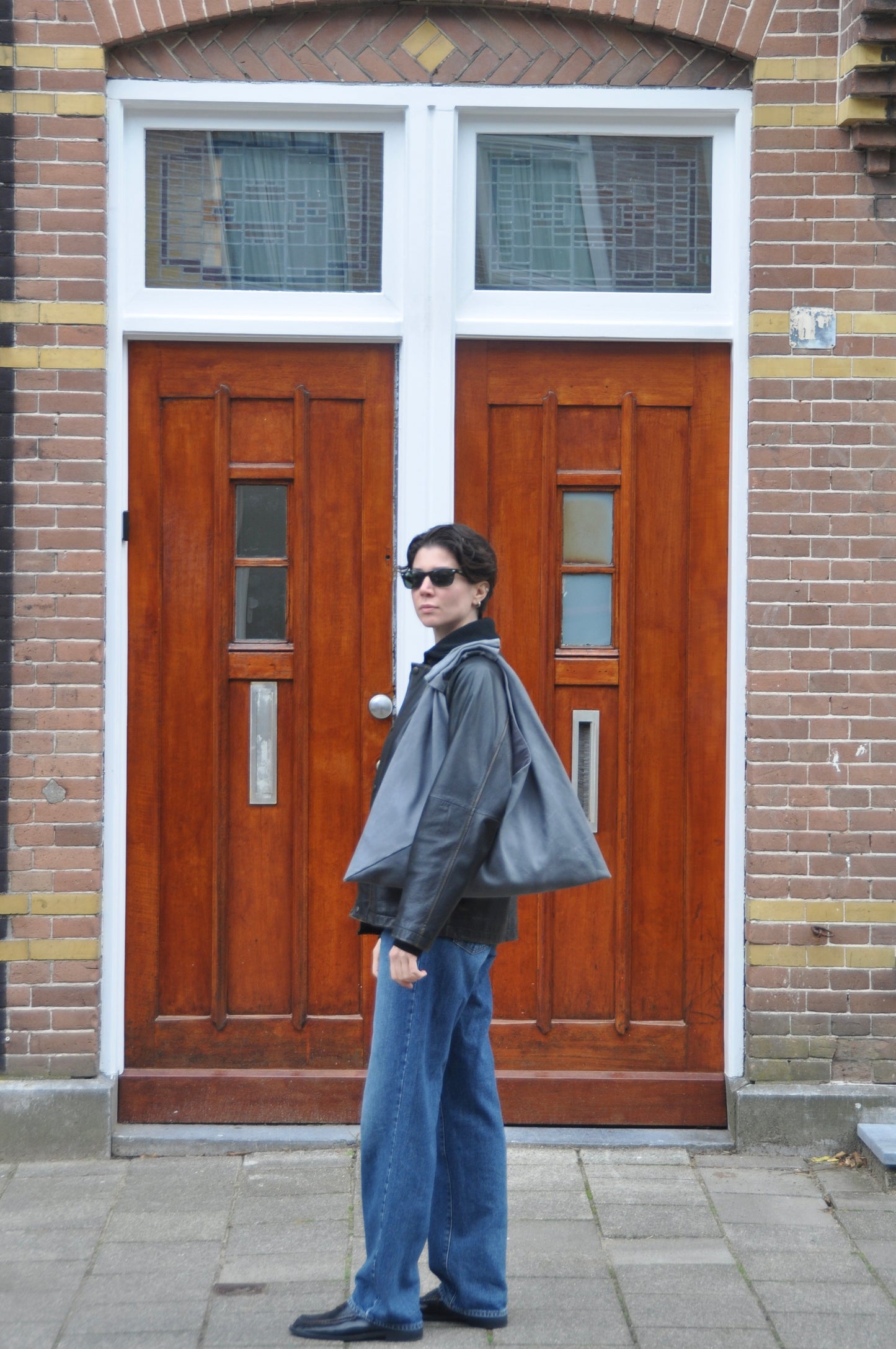 Gray Waxed Canvas - Midi