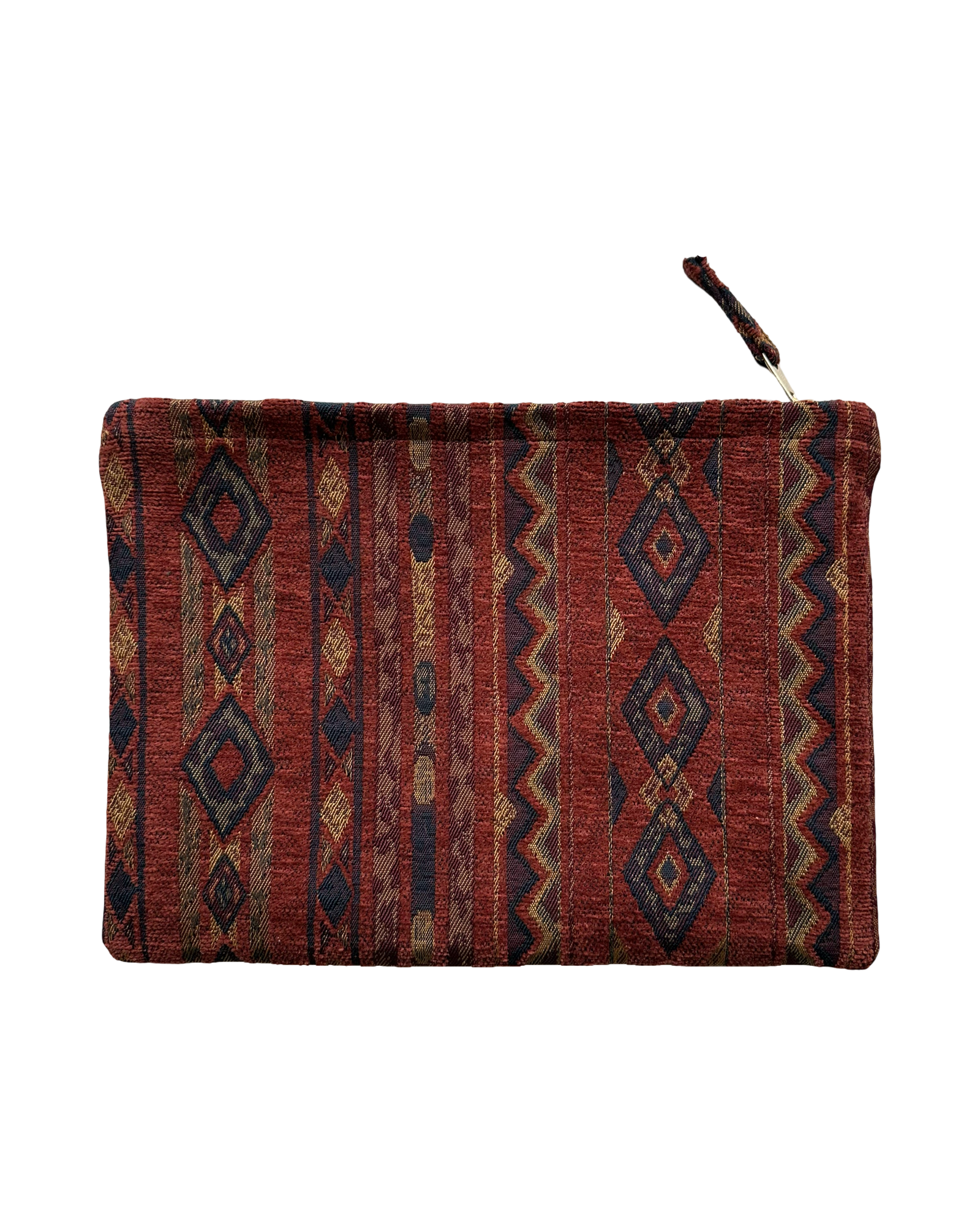 Pattern fabric clutch handmade in Turkey by Esra Kayıra brand